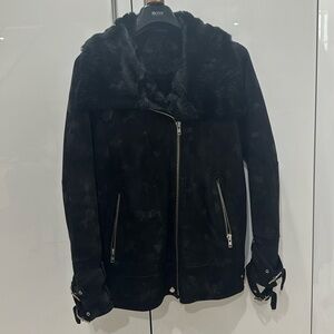 Shearling Moto Jacket